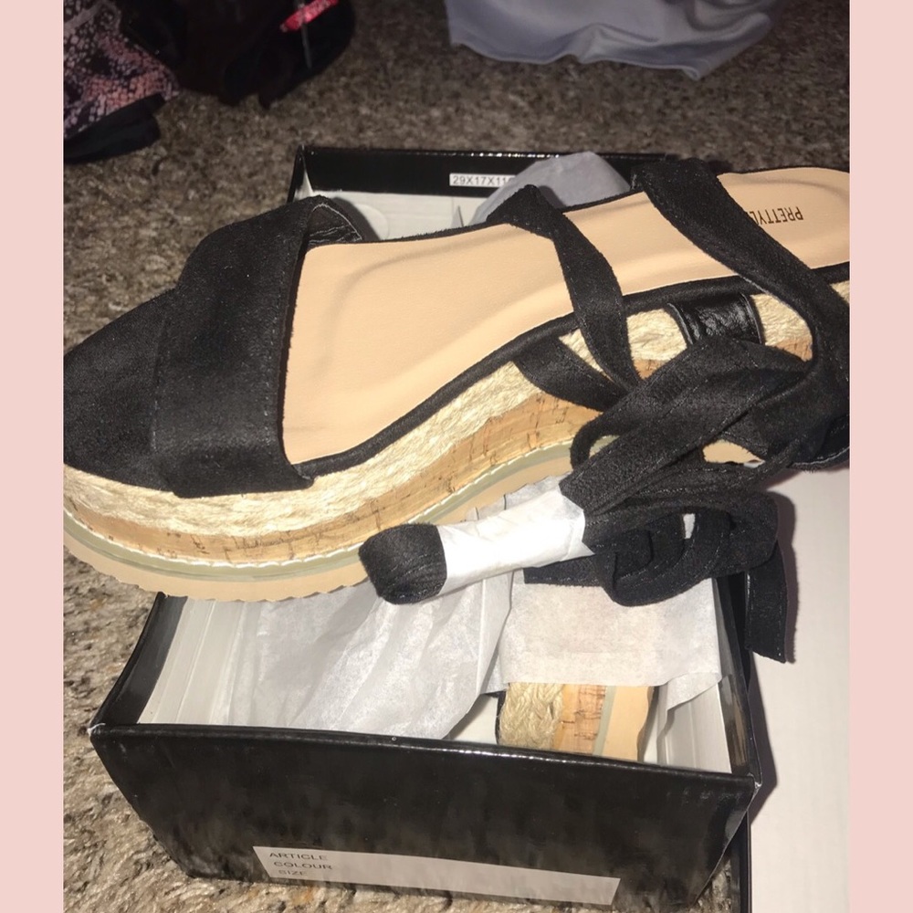 Pretty little thing sandals size 7